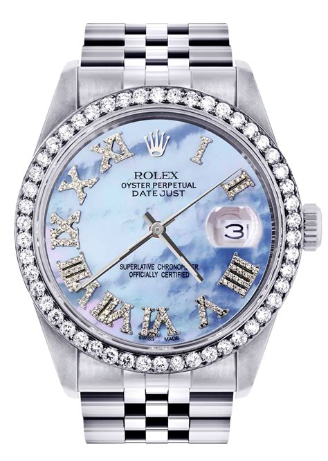 rolex mother of pearl diamond